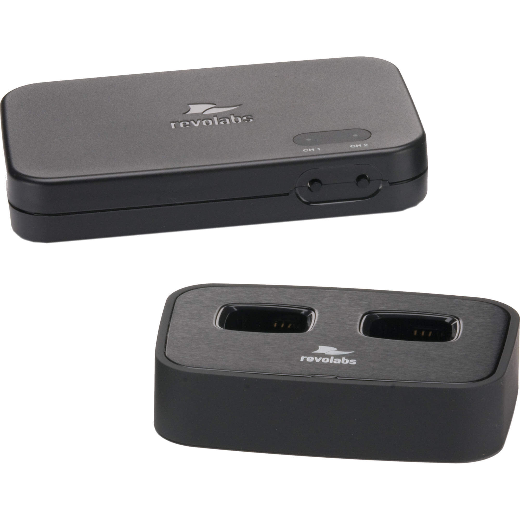 Base y cargador para microfonos inalambricos HD